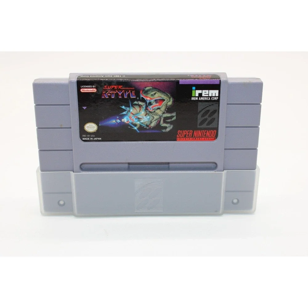 SNES Super R-Type for Super Nintendo‎ CIB Complete w/Manual Poster Dust Cover